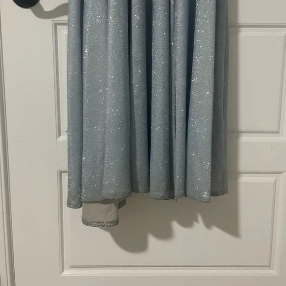 Light blue sparkle prom dress - Picture 9 of 9